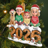 Personalisiertes Acrylornament – Weihnachtsgeschenk für Familie – Eingehüllt in weihnachtliche Liebe