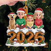 Personalisiertes Acrylornament – Weihnachtsgeschenk für Familie – Eingehüllt in weihnachtliche Liebe