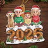 Personalisiertes Acrylornament – Weihnachtsgeschenk für Familie – Eingehüllt in weihnachtliche Liebe