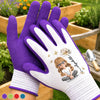Personalisierte rutschfeste Gartenhandschuhe – Geschenk für Gärtnerin & Pflanzenliebhaber – Mit Liebe gepflanzt