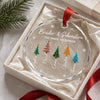 Personalisierte Glasornamente – Weihnachtsgeschenk für Geschwister - Geschwister Machen Weihnachten Noch Schöner