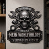 Personalisiertes Metallschild in Wunschform – Geschenk für Familien – Mein Wohlfühlort