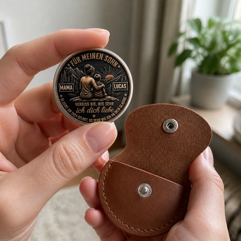 Personalisierter Taschenknuddler – Geschenk Für Sohn – Immer mein kleiner Junge sein