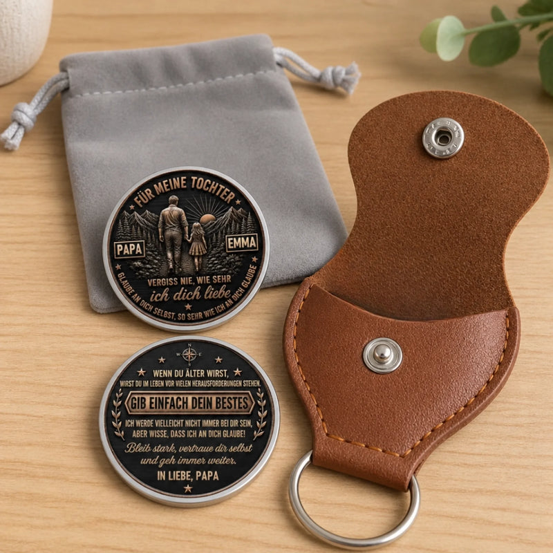 Personalisierter Taschenknuddler – Geschenk für Tochter – Glaube an dich so sehr