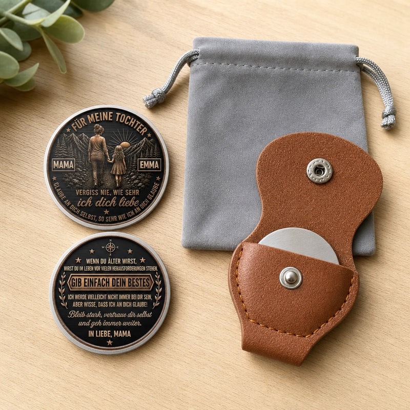Personalisierter Taschenknuddler – Geschenk für Tochter – Eine Umarmung für schlechte Tage