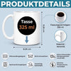 Personalisierte Tasse – Geschenk für Schwiegertochter – Danke für dein großes Herz