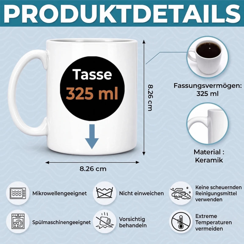 Personalisierte Tasse – Geschenk für Schwiegertochter – Danke für dein großes Herz