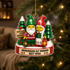 Personalisiertes Acrylornament – Weihnachtsgeschenk für Brautpaare – Gemeinsam Alt Werden