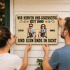 Personalisiertes Metallschild – Geschenk für Paar – Seit Jahren ein Team
