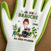Personalisierte rutschfeste Gartenhandschuhe – Geschenk für Gärtnerin & Pflanzenliebhaber – All Diese Pflanzen