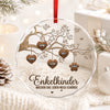 Personalisierte Glasornamente – Weihnachtsgeschenk für Familie – Eine Familie