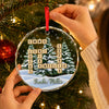 Personalisierte Glasornamente – Weihnachtsgeschenk für Familie – Viele Namen, eine Familie