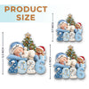 Personalisiertes Acrylornament – Geschenk für Babys & frischgebackene Eltern – Babys erstes Weihnachten