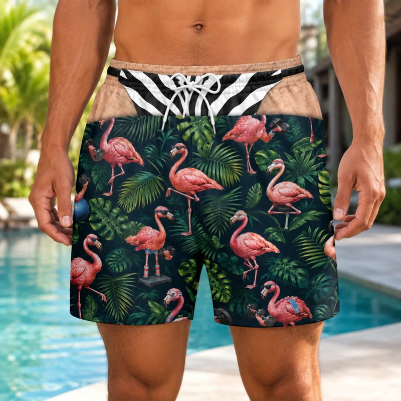 Personalisierte Herren-Badeshorts – Lustige Geschenke für Männer – Sexy von hinten