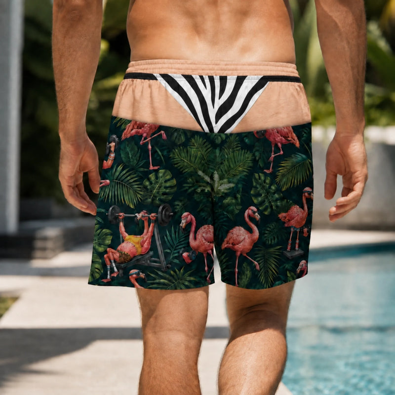 Personalisierte Herren-Badeshorts – Lustige Geschenke für Männer – Sexy von hinten