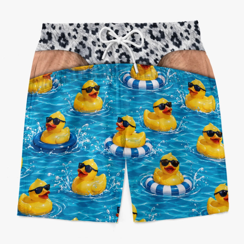 Personalisierte Herren-Badeshorts – Lustige Geschenke für Männer – Sonne raus, Beine raus