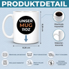 Personalisierte Tasse – Geschenk für Paar – Du wärmst mein Herz
