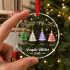 Personalisierte Glasornamente – Weihnachtsgeschenk für Familie – Unsere Familie