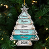 Personalisiertes Acrylornament – Weihnachtsgeschenk für Familie – Das Fest der Familie