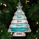 Personalisiertes Acrylornament – Weihnachtsgeschenk für Familie – Das Fest der Familie