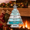 Personalisiertes Acrylornament – Weihnachtsgeschenk für Familie – Das Fest der Familie