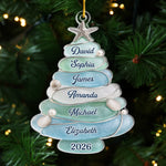 Personalisiertes Acrylornament – Weihnachtsgeschenk für Familie – Unser Weihnachte