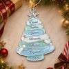 Personalisiertes Acrylornament – Weihnachtsgeschenk für Familie – Unser Weihnachte