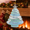 Personalisiertes Acrylornament – Weihnachtsgeschenk für Familie – Unser Weihnachte