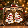 Personalisiertes Acrylornament – Weihnachtsgeschenk für Familie – Gemeinsam unterm Weihnachtsbaum