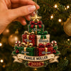 Personalisiertes Acrylornament – Weihnachtsgeschenk für Familie – Familie, unendlich viel Liebe