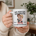 Personalisierte Tasse – Geschenk für Paar – Liebe in jedem Schluck