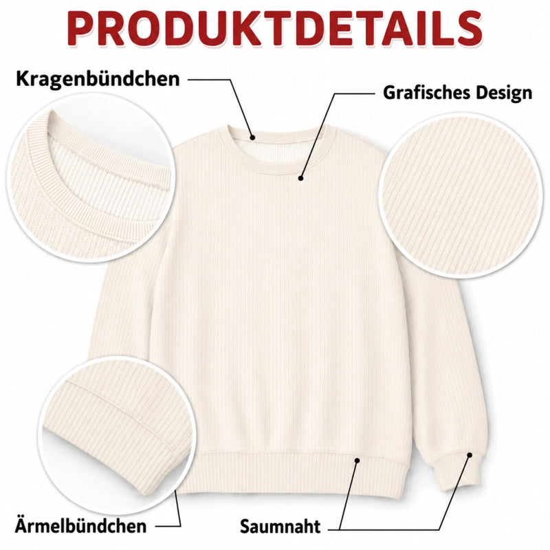 Personalisiertes Weihnachtssweatshirt – Weihnachtsgeschenk für Opa, Oma – Süßesten Elfen der Stadt