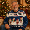 Personalisiertes Weihnachtssweatshirt – Weihnachtsgeschenk für Opa, Oma – Süßesten Elfen der Stadt