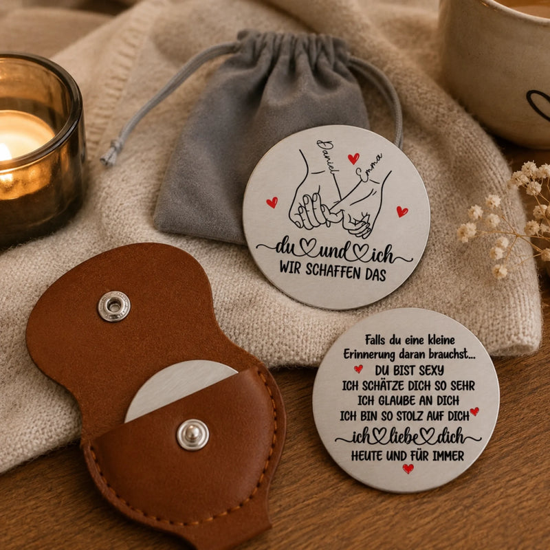 Personalisierter Taschenknuddler – Geschenk Für Paar – Heute und für immer