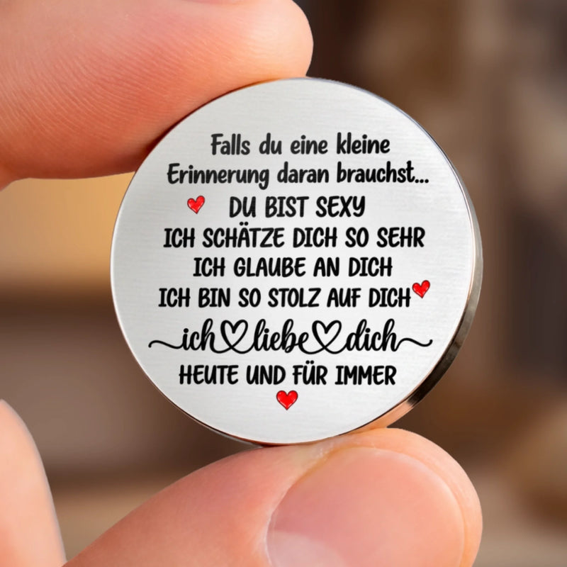 Personalisierter Taschenknuddler – Geschenk Für Paar – Heute und für immer
