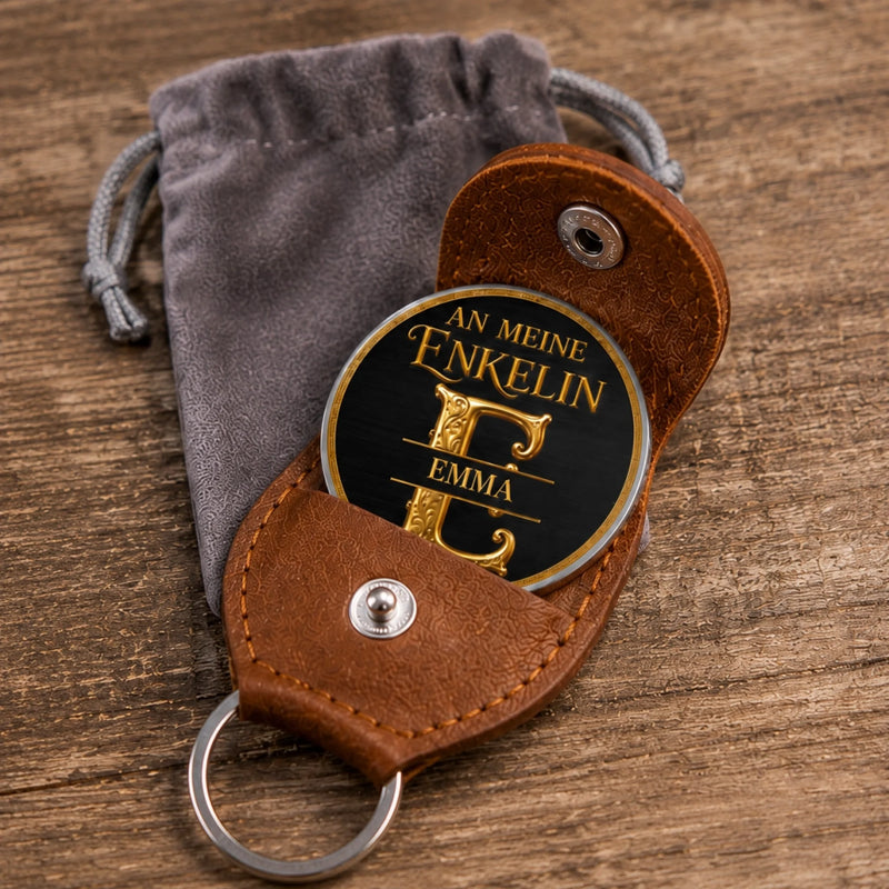 Personalisierter Taschenknuddler – Geschenk für Enkelin, Enkel – Glaube an dich