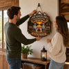 Personalisiertes Holzschild – Geschenk für Campingpaare – Liebe, Lachen