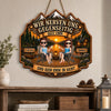 Personalisiertes Holzschild – Geschenk für Campingpaare – Liebe, Lachen