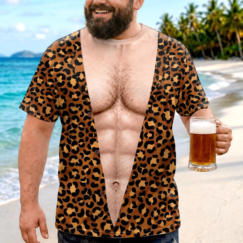 Personalisiertes Allover bedrucktes T-Shirt - Geschenke für Männer - Selbstvertrauen inklusive