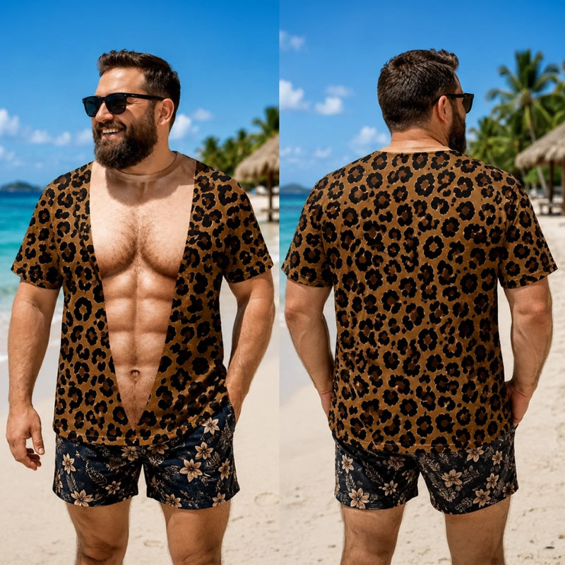 Personalisiertes Allover bedrucktes T-Shirt - Geschenke für Männer - Selbstvertrauen inklusive