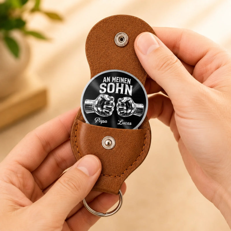 Personalisierter Taschenknuddler – Geschenk für Sohn, Tochter – Du schaffst das