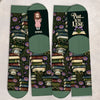 Personalisierte Socken – Geschenk für Buchliebhaber – Der Rest kann warten