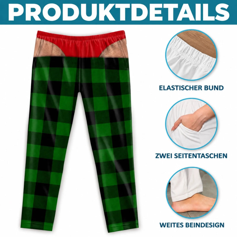Personalisierte Pyjamas – Weihnachtsgeschenk für Männer – Mein Festtagsoutfit Ging Schief
