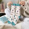 Personalisierte Socken – Geschenk für Buchliebhaber – Lesen, Entspannen