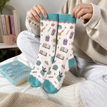 Personalisierte Socken – Geschenk für Buchliebhaber – Lesen, Entspannen