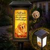 Personalisierte Garten Solarlampen mit Foto – Gedenkgeschenke | Erinnerung an Haustier – In jedem Sonnenaufgang