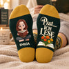 Personalisierte Socken – Geschenk für Buchliebhaber – Kapitel statt Alltag