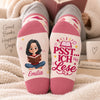 Personalisierte Socken – Geschenk für Buchliebhaber – Heute, Buchzeit