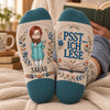 Personalisierte Socken – Geschenk für Buchliebhaber – Mein Herz liest mit