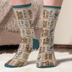 Personalisierte Socken – Geschenk für Buchliebhaber – Mein Herz liest mit